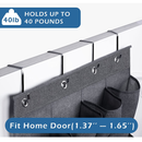 MISSLO Heavy Duty Fabric Over The Door Hanging Shoe Organizer