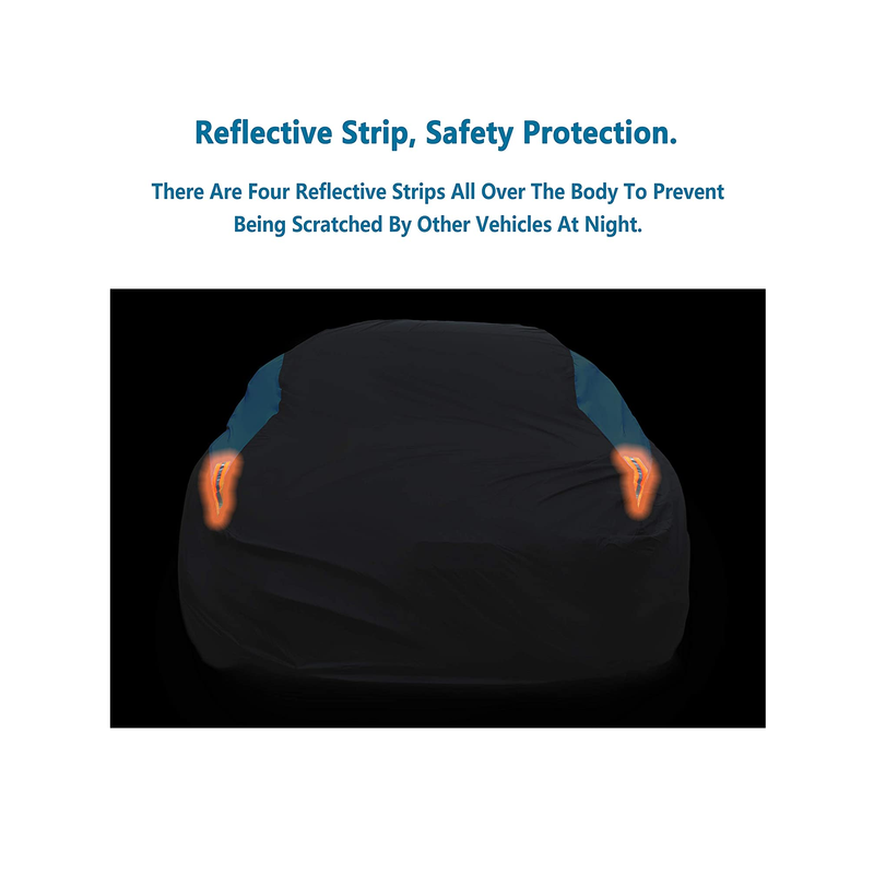 MORNYRAY Waterproof Car Cover for All Weather Snowproof UV Protection