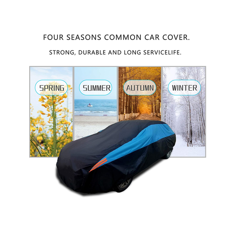 MORNYRAY Waterproof Car Cover for All Weather Snowproof UV Protection