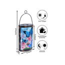 MUMTOP Outdoor Hanging Solar Lantern | Decorative| Waterproof| LED| Butterfly Solar Lights | Outdoor Garden Patio Table Lamp