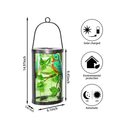 MUMTOP Solar Lantern | Outdoor Pendant |Decorative Waterproof LED Solar Bluebird | Table Lamp for Garden