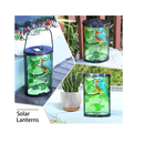 MUMTOP Solar Lantern | Outdoor Pendant |Decorative Waterproof LED Solar Bluebird | Table Lamp for Garden