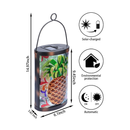 MUMTOP Outdoor Hanging Solar Lantern | Decorative| Waterproof| LED| Pineapple Solar Lights | Outdoor Garden Patio Table Lamp