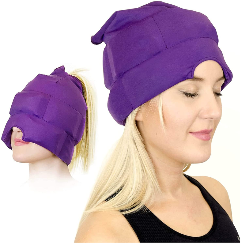 Magic Gel Headache and Migraine Relief Cap an Ice Mask or Hat for Headache