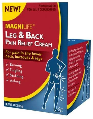 MagniLife Leg & Back Pain Relief Cream Relieves