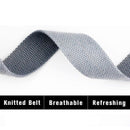 Maikun | Mens & Womens Canvas | Belt with Black D-ring | Color Silver Buckle+black