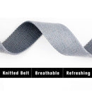 Maikun | Mens & Womens Canvas | Belt with Black D-ring | Color Silver Buckle+army Green