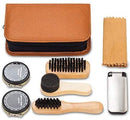 Make it funwan | Shoe Shine Kit with PU Leather Sleek Elegant Case