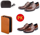 Make it funwan | Shoe Shine Kit with PU Leather Sleek Elegant Case