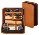 Make it funwan | Shoe Shine Kit with PU Leather Sleek Elegant Case