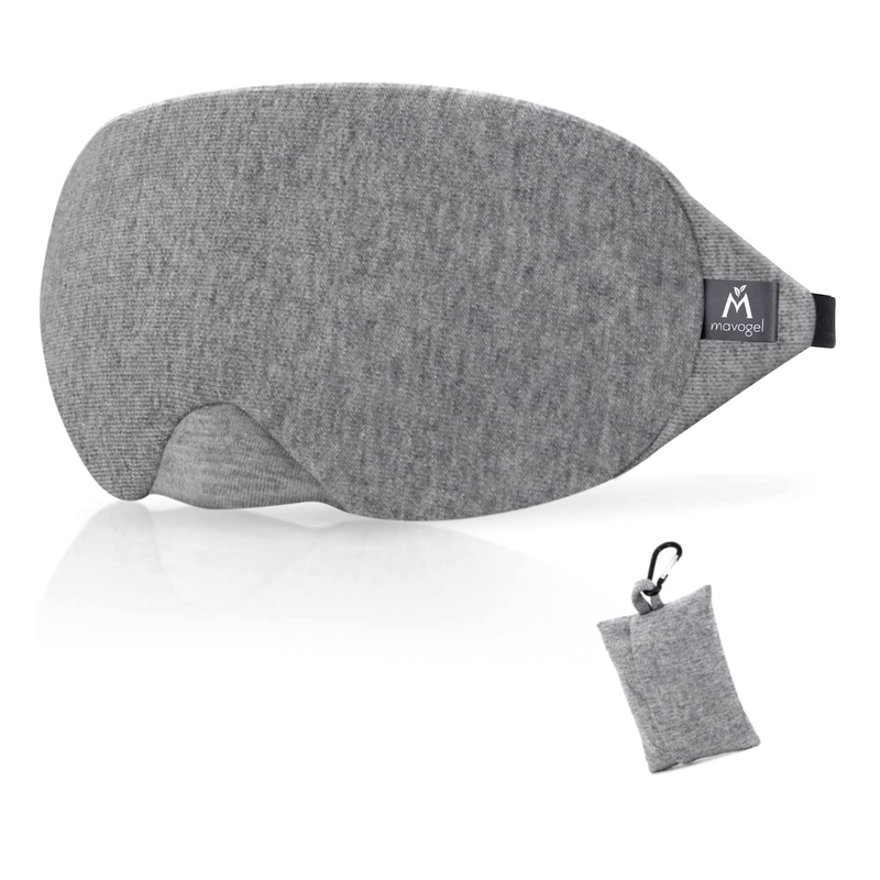 Mavogel Cotton Sleep Eye Mask Updated Design Light Blocking Sleep Mask