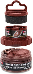 Moneysworth & Best Instant Shoe Shine Cream Kit with Dauber