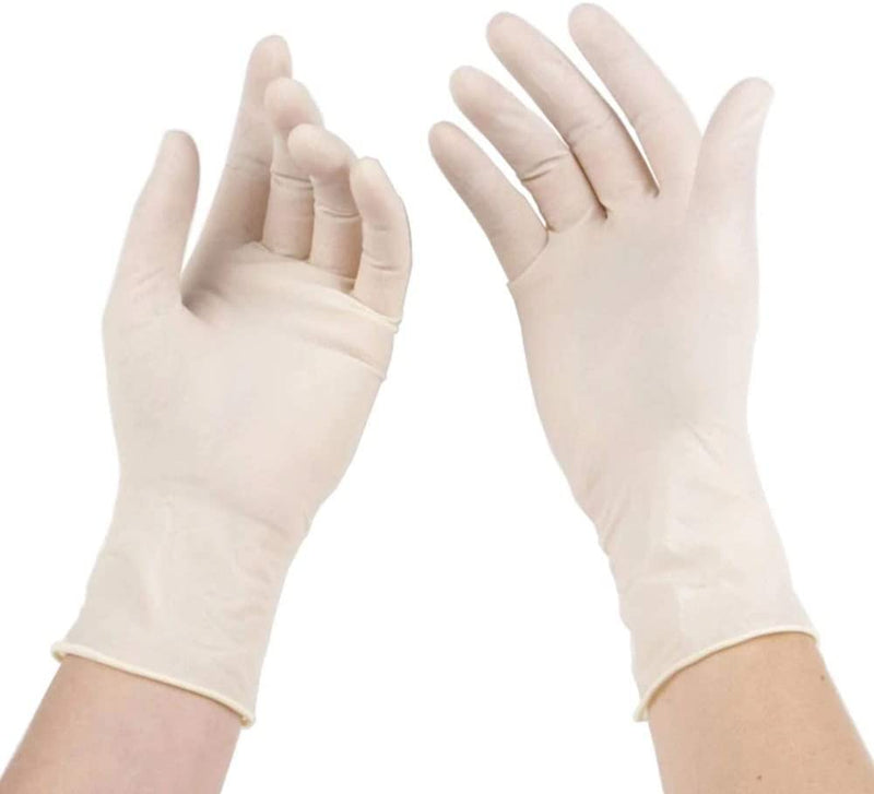 Medpride Medical Exam Latex Gloves | 5 mil Thick, Small Box of 100