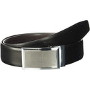 Men's Portfolio Nickle Finish Plaque Reversible Belt