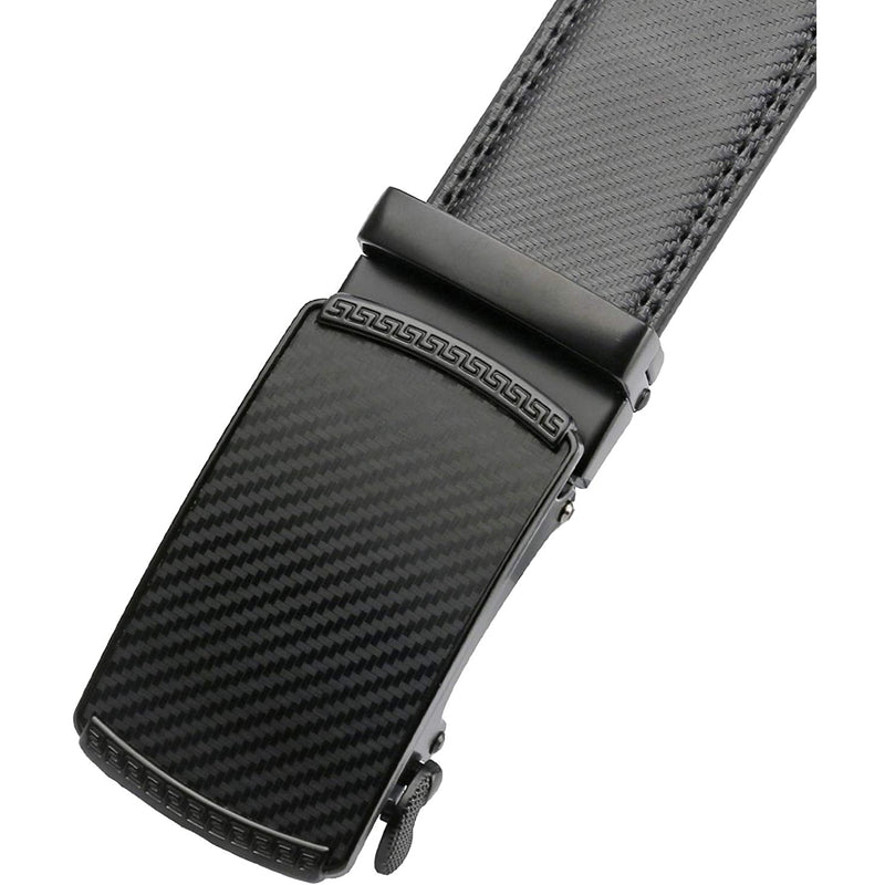 Men's Real Leather Ratchet | Dress Belt with Automatic Buckle |Elegant Gift Box