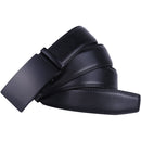 Men's Real Leather Ratchet | Dress Belt with Automatic Buckle |Elegant Gift Box | Black Style10