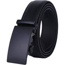 Men's Real Leather Ratchet | Dress Belt with Automatic Buckle |Elegant Gift Box | Black Style10