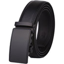 Men's Real Leather Ratchet | Dress Belt with Automatic Buckle |Elegant Gift Box | Black Style11