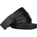 Men's Real Leather Ratchet | Dress Belt with Automatic Buckle |Elegant Gift Box | Black Style11