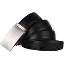 Men's Real Leather Ratchet | Dress Belt with Automatic Buckle |Elegant Gift Box | Black Style12