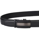 Men's Real Leather Ratchet | Dress Belt with Automatic Buckle |Elegant Gift Box | Black Style14