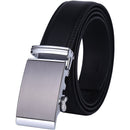 Men's Real Leather Ratchet | Dress Belt with Automatic Buckle |Elegant Gift Box | Black Style16