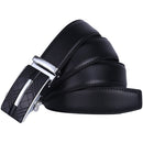 Men's Real Leather Ratchet | Dress Belt with Automatic Buckle |Elegant Gift Box | Black Style19