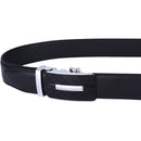 Men's Real Leather Ratchet | Dress Belt with Automatic Buckle |Elegant Gift Box | Black Style19
