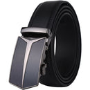 Men's Real Leather Ratchet | Dress Belt with Automatic Buckle |Elegant Gift Box | Black Style20