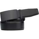 Men's Real Leather Ratchet | Dress Belt with Automatic Buckle |Elegant Gift Box | Black Style21