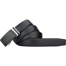 Men's Real Leather Ratchet | Dress Belt with Automatic Buckle |Elegant Gift Box | Black Style21