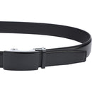 Men's Real Leather Ratchet | Dress Belt with Automatic Buckle |Elegant Gift Box | Black Style21