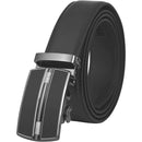 Men's Real Leather Ratchet | Dress Belt with Automatic Buckle |Elegant Gift Box | Black Style22