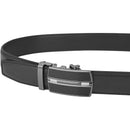 Men's Real Leather Ratchet | Dress Belt with Automatic Buckle |Elegant Gift Box | Black Style22