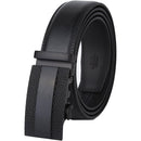 Men's Real Leather Ratchet | Dress Belt with Automatic Buckle |Elegant Gift Box | Black Style40