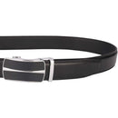 Men's Real Leather Ratchet | Dress Belt with Automatic Buckle |Elegant Gift Box | Black Style42