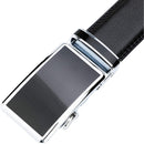 Men's Real Leather Ratchet | Dress Belt with Automatic Buckle |Elegant Gift Box | Black Style43