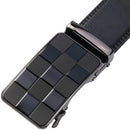 Men's Real Leather Ratchet | Dress Belt with Automatic Buckle |Elegant Gift Box | Black Style46