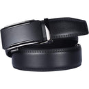 Men's Real Leather Ratchet | Dress Belt with Automatic Buckle |Elegant Gift Box | Black Style49