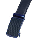 Men's Real Leather Ratchet | Dress Belt with Automatic Buckle |Elegant Gift Box | Blue Style4