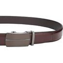 Men's Real Leather Ratchet | Dress Belt with Automatic Buckle |Elegant Gift Box | Brown Style19