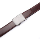 Mens Premium Leather Ratchet  Belt | 1.5” Wide | Dimensional - Mahogany