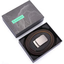 Mens Premium Leather Ratchet  Belt | 1.5” Wide | Dimensional - Mahogany