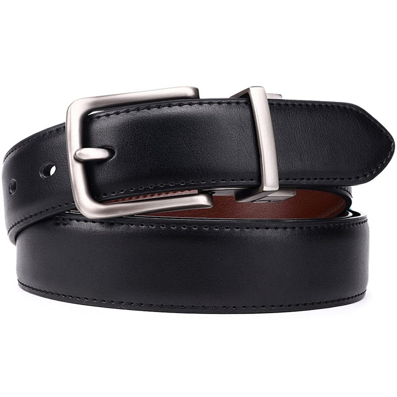 BULLIANT Men Belts 2 Pack,Ratchet Sliding Belt Adjustable For Gift