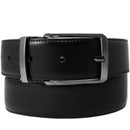 Mens Lexington Avenue Leather Reversible Casual Belt Black 30