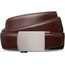Mens Premium Leather Ratchet  Belt | 1.5” Wide | Loop - Mahogany