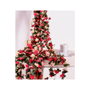 Miracliy Fake Rose Vine | Flowers Plants Artificial | Hanging Rose Ivy Home Hotel Office Wedding Party Garden Craft Art Decoration | 5 Pack 41ft