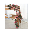 Miracliy Fake Rose Vine | Flowers Plants Artificial | Hanging Rose Ivy Home Hotel Office Wedding Party Garden Craft Art Decoration | 5 Pack 41ft
