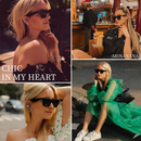 Mosanana Square Cat Eye Sunglasses For Women Trendy Style Model-SHINE