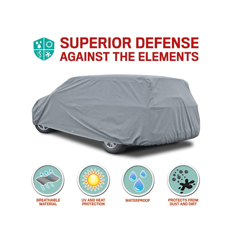 Motor Trend 4-Ply 4-Season Car Cover | for All Types of Weather